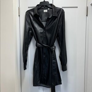 Wilfred vegan leather "Caroline" dress